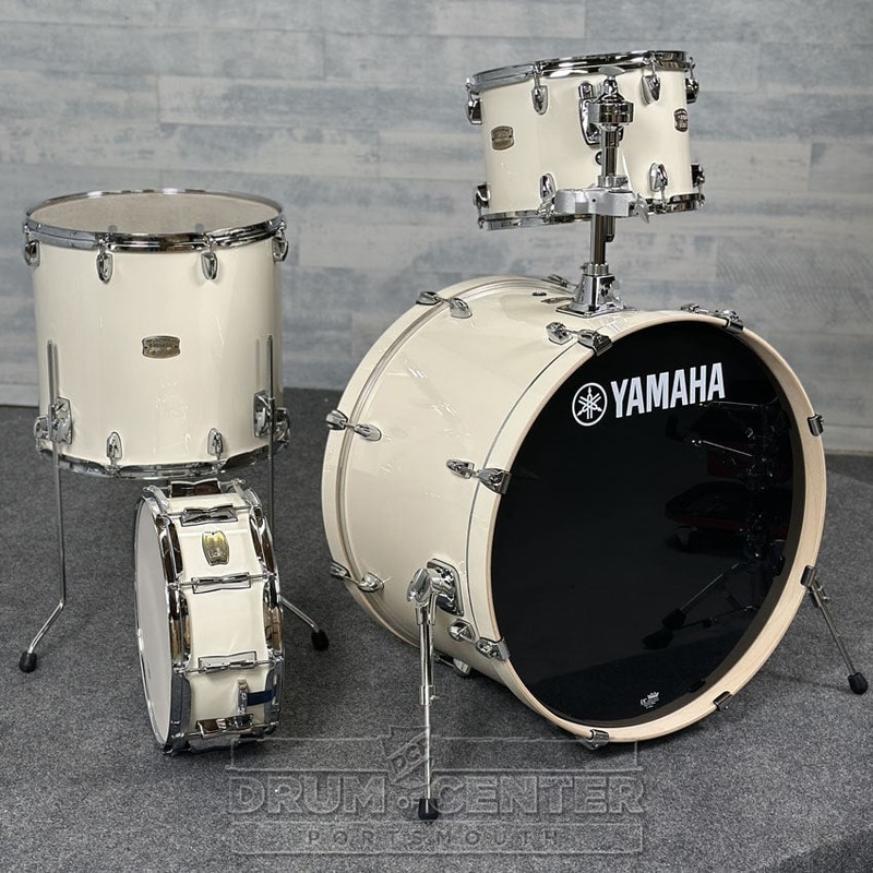 Yamaha Stage Custom Birch 4pc Drum Set 24/13/16/14 Classic White