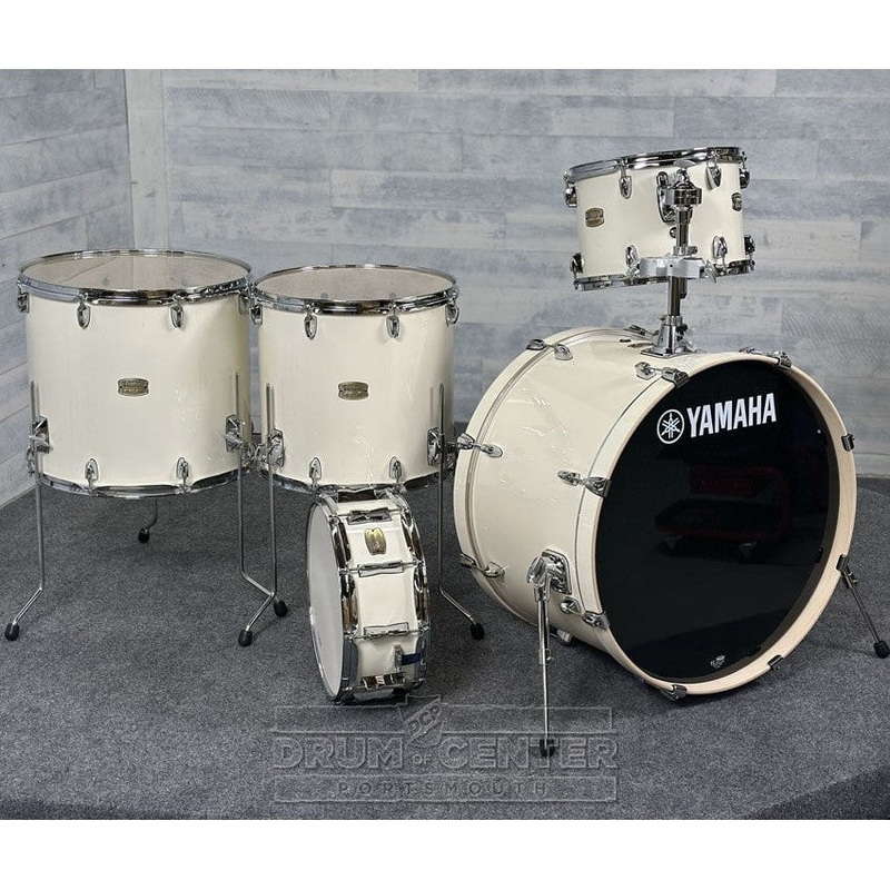 Yamaha Stage Custom Birch 5pc Drum Set 24/13/16/18/14 Classic White