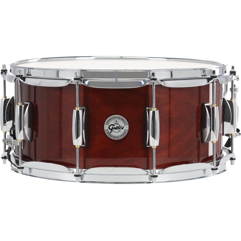 Gretsch Full Range Mahogany/Maple Snare Drum 13x6 Gloss Natural