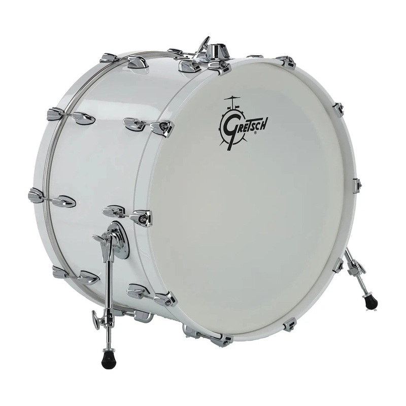 Gretsch Renown Bass Drum Piano White 24x14