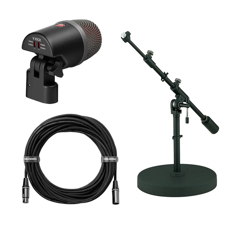 sE Electronics V KICK Bass Drum Mic/Stand/Cable Pro Bundle