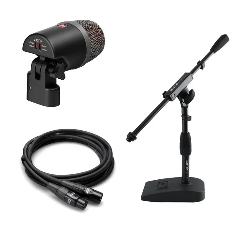 sE Electronics V KICK Bass Drum Mic/Stand/Cable Standard Bundle #2