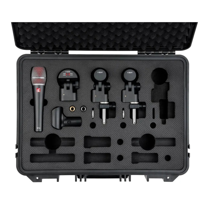 sE Electronics V PACK Venue 4pc Drum Microphone Pack w/Case