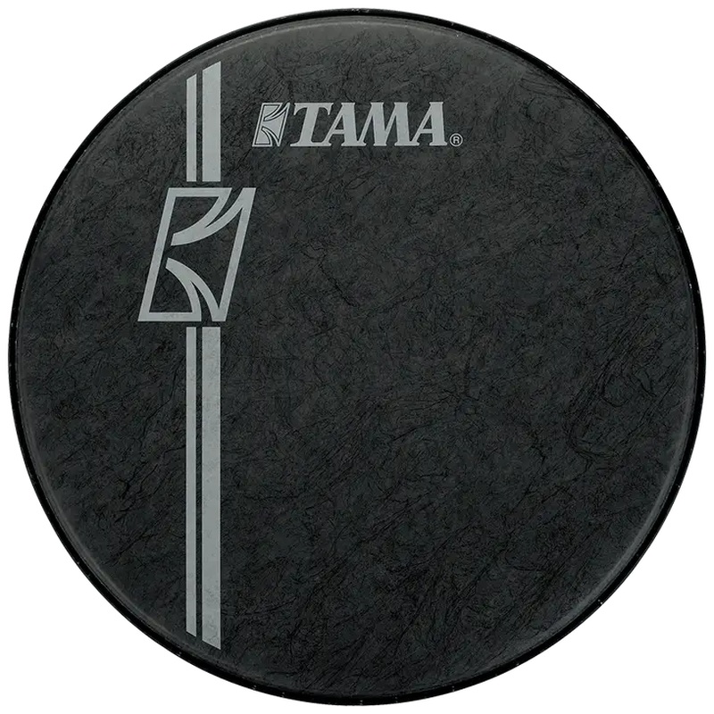 Tama Black Fiber Laminated Bass Drum Logo Head 22"