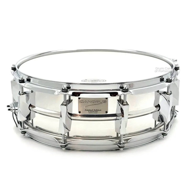 Canopus Limited Edition Beaded Aluminum Snare Drum 14x5  - Second Line