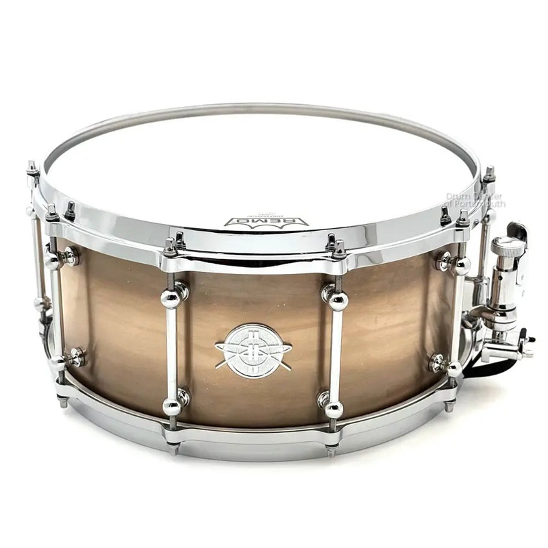Dunnett Classic Model K Kast Bronze Snare Drum 14x6.5 Machine Finish