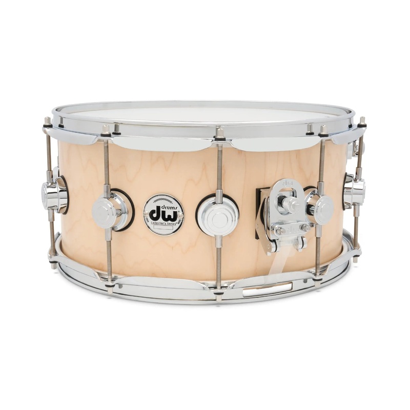 DW Collectors Maple 333 Snare Drum 14x6.5 Satin Oil w/ Zikit