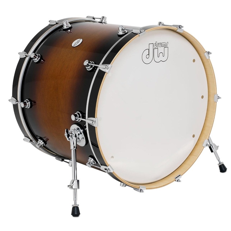 DW Design Bass Drum Tobacco Burst 22x18