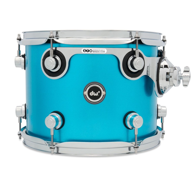 DW DWe Electronic/Acoustic Tom 12x9 Laser Blue Metallic