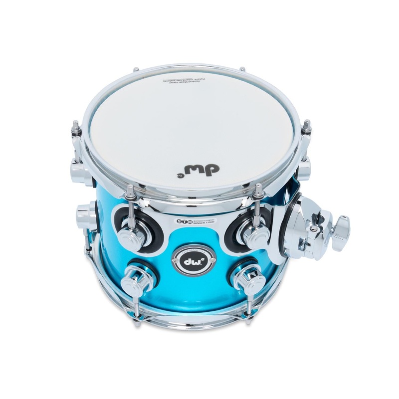 DW DWe Electronic/Acoustic Tom 8x7 Laser Blue Metallic