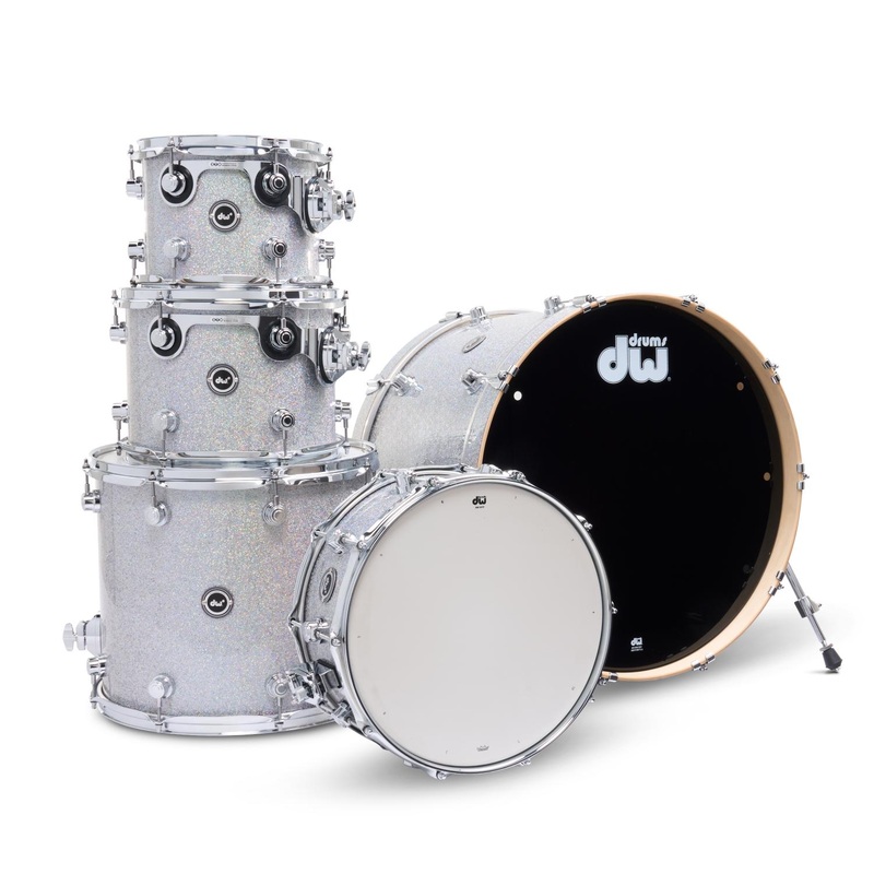 FREE BAG OFFER! DW DWe 5pc Electronic/Acoustic Drum Shell Pack Diamond Nebula