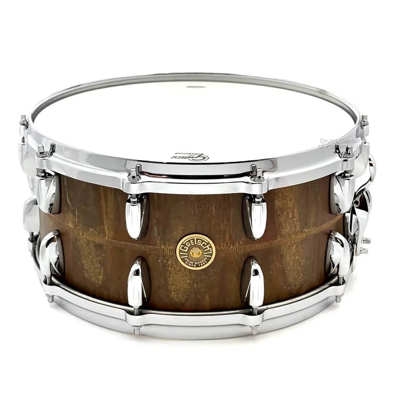Gretsch USA Bell Brass Snare Drum 14x6.5 Aged Patina