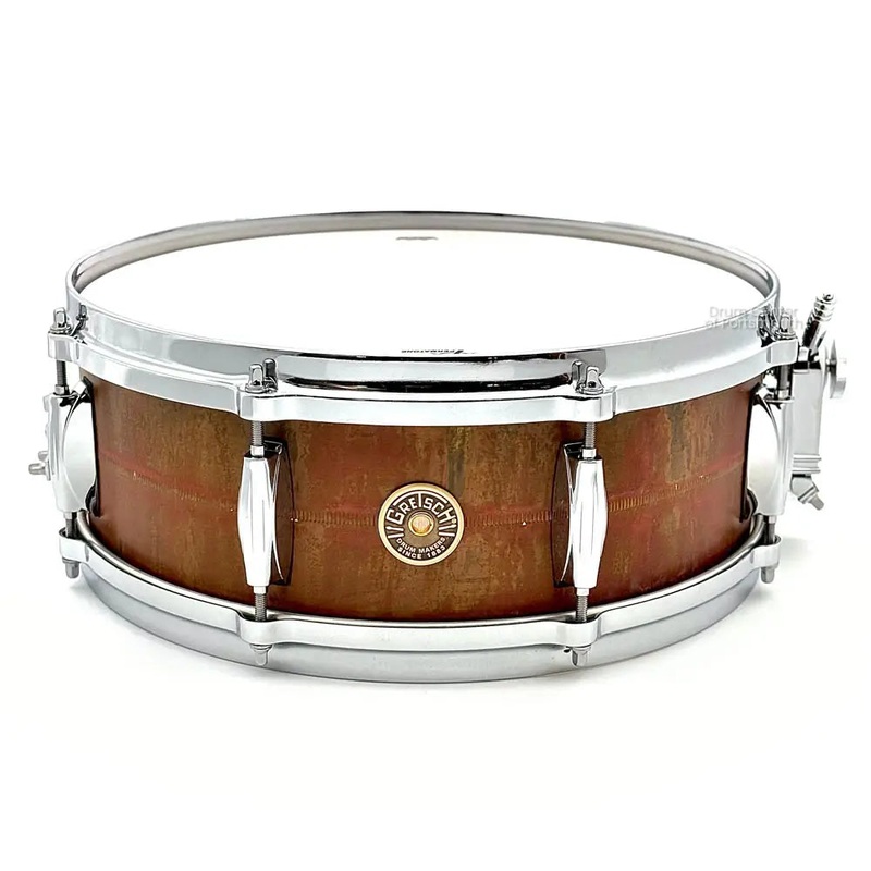 Gretsch USA Bronze Snare Drum 14x5 Aged Patina