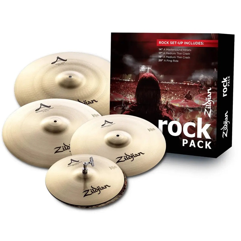 Zildjian A Rock Cymbal Set 14/17/19/20