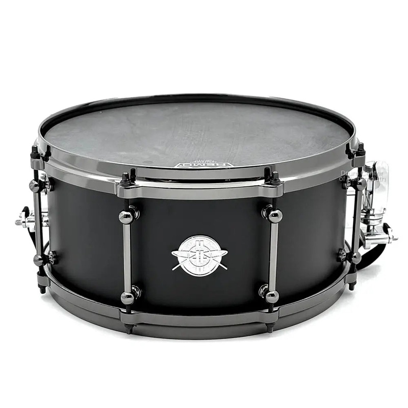 Dunnett Classic Titanium Tourbillon Snare Drum 14x6.5 Black on Black