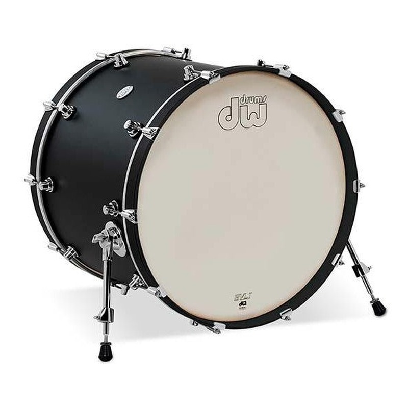 DW Design Bass Drum 22x18 Black Satin