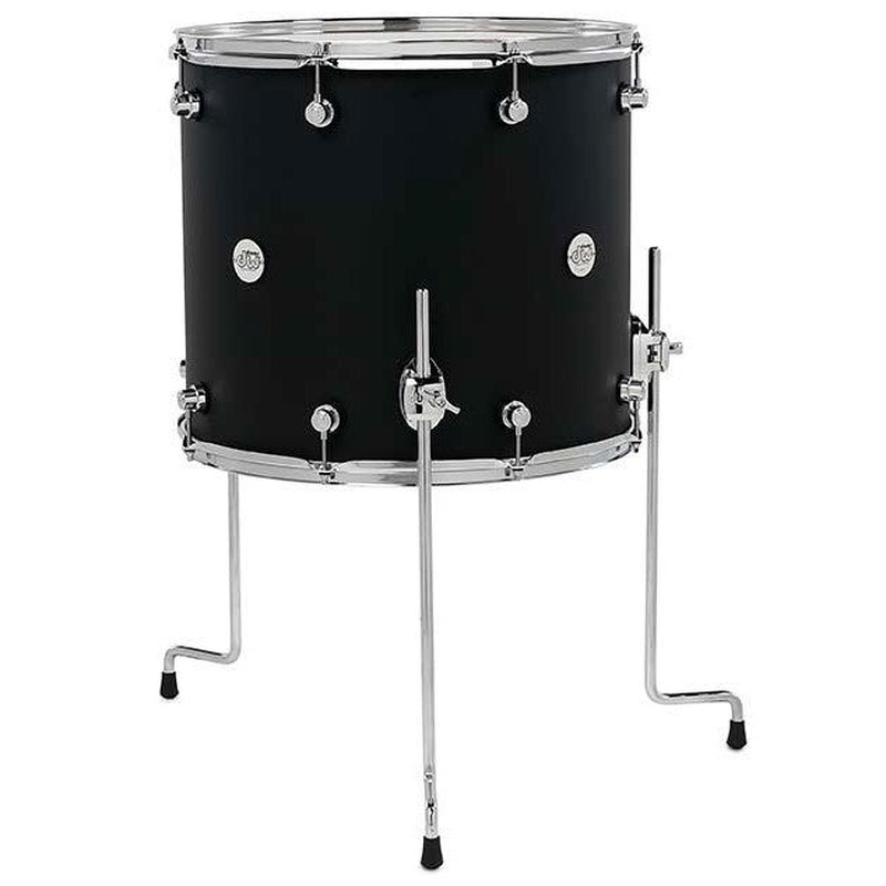 DW Design Floor Tom 18x16 Black Satin