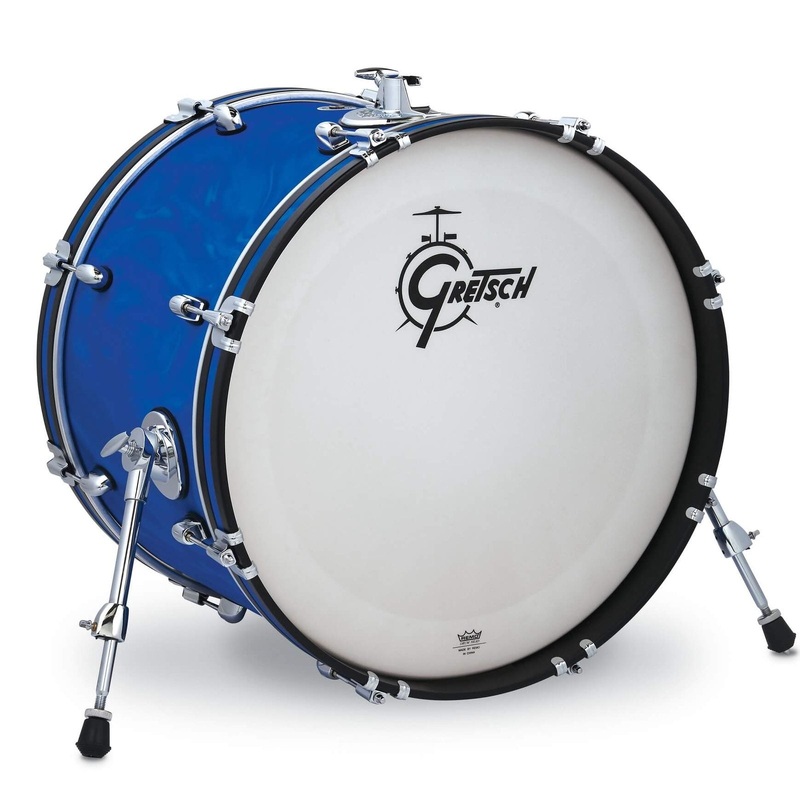 Gretsch Catalina Club Bass Drum 20x14 Blue Satin Flame