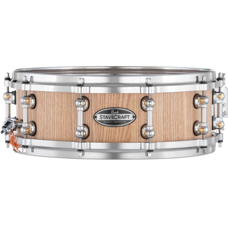 Pearl Stavecraft Ash Snare Drum 14x5 Hand Rubbed Natural Maple