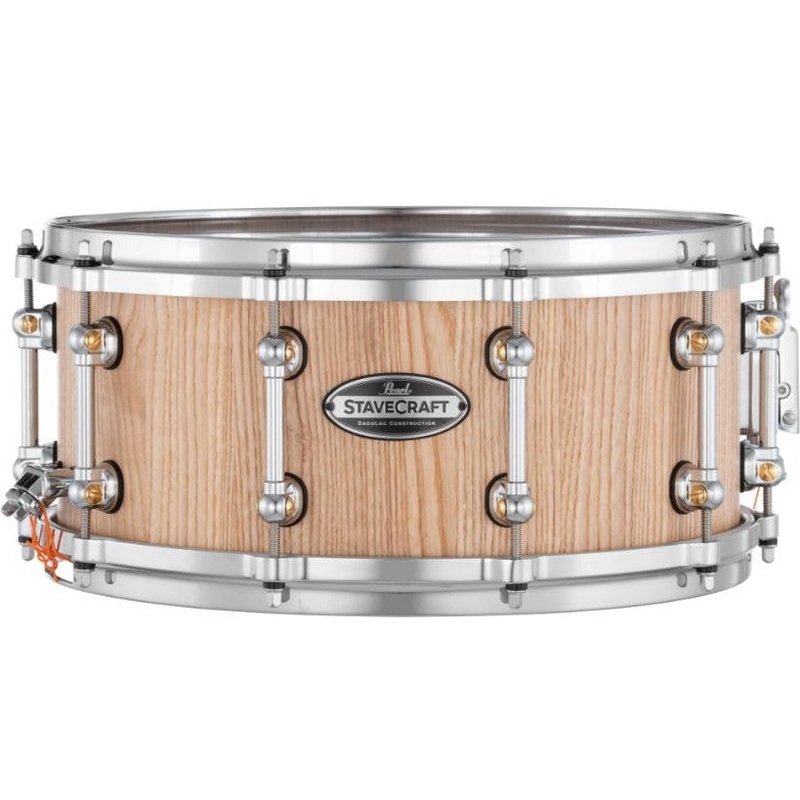 Pearl Stavecraft Ash Snare Drum 14x6.5 Hand Rubbed Natural Maple