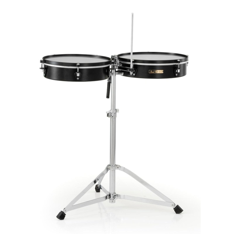 Pearl Travel Timbales 14 & 15 with Stand