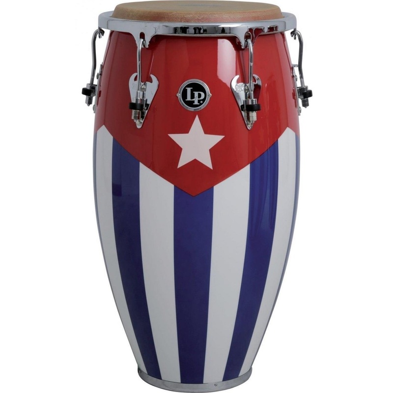 LP Matador 12 1/2Tumba Wood Cuban Flag