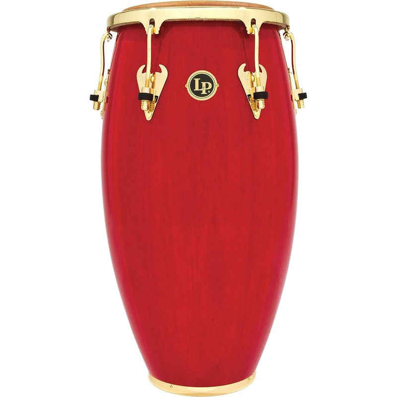 LP Matador Wood Tumbadora - Red with Gold Hardware