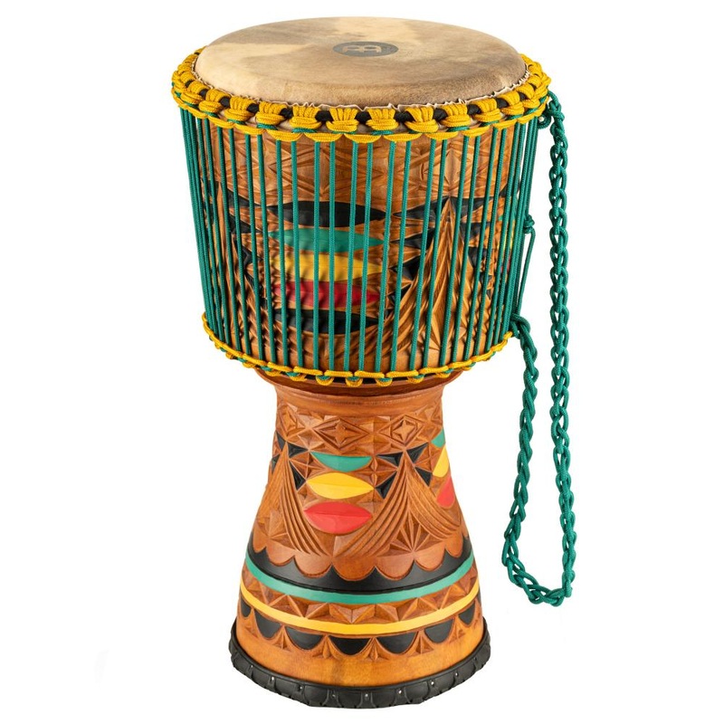 Meinl Artisan Edition Djembe 12" w/Colored Ornamental Carving
