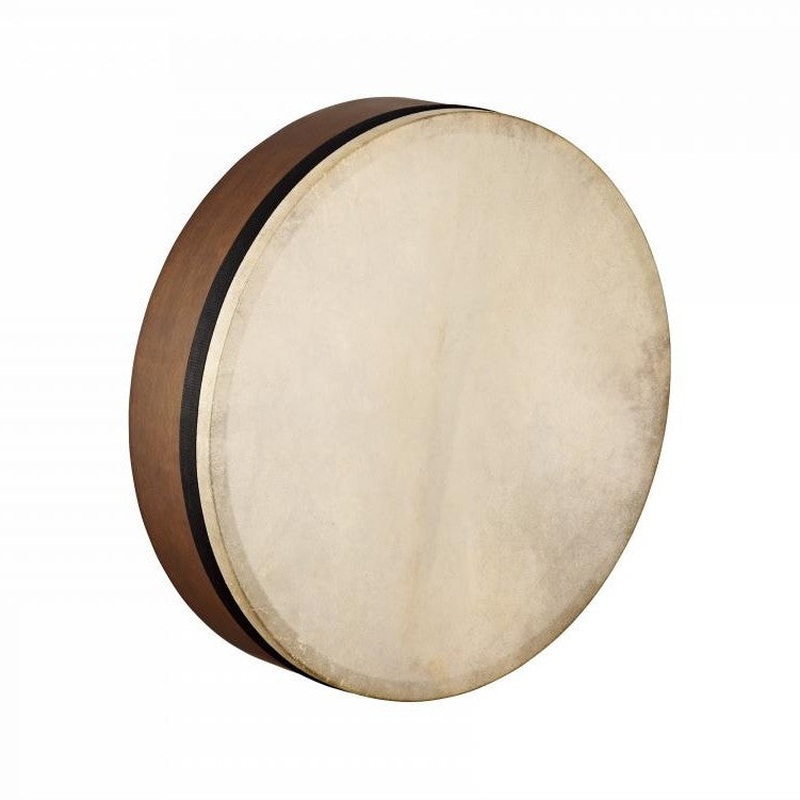 Meinl Artisan Edition Mizhar 18 x 4 Goat Skin Head Walnut Brown