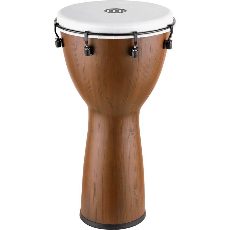 Meinl Percussion 12 Alpine Series Pick Up Djembe Synthetic Head Barnwood