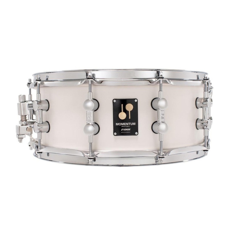 Sonor Momentum Maple Snare Drum 14x5.75 Satin Pure White