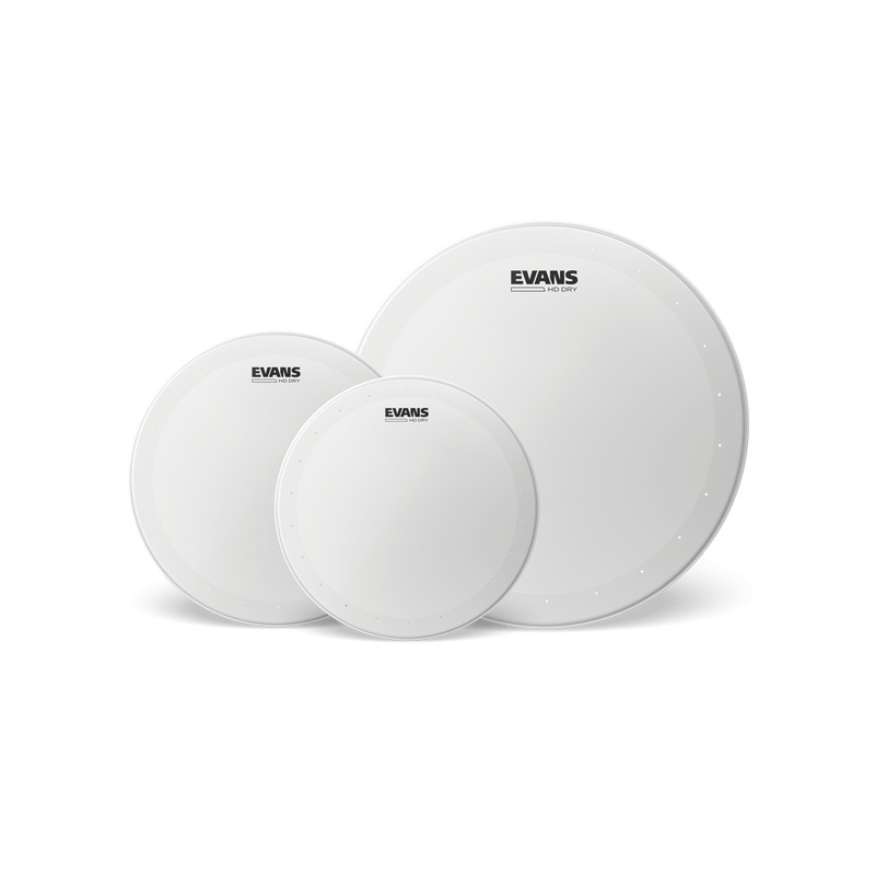 Evans Genera HD Dry Coated Drumhead Pack 12/13/16