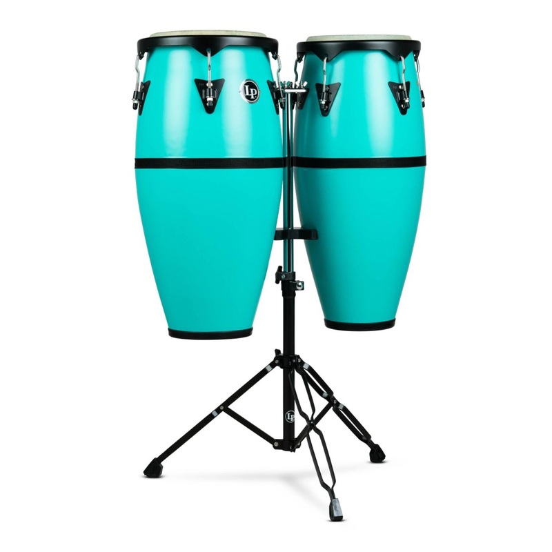 LP Discovery Conga Set 10/11 w/Stand Sea Foam