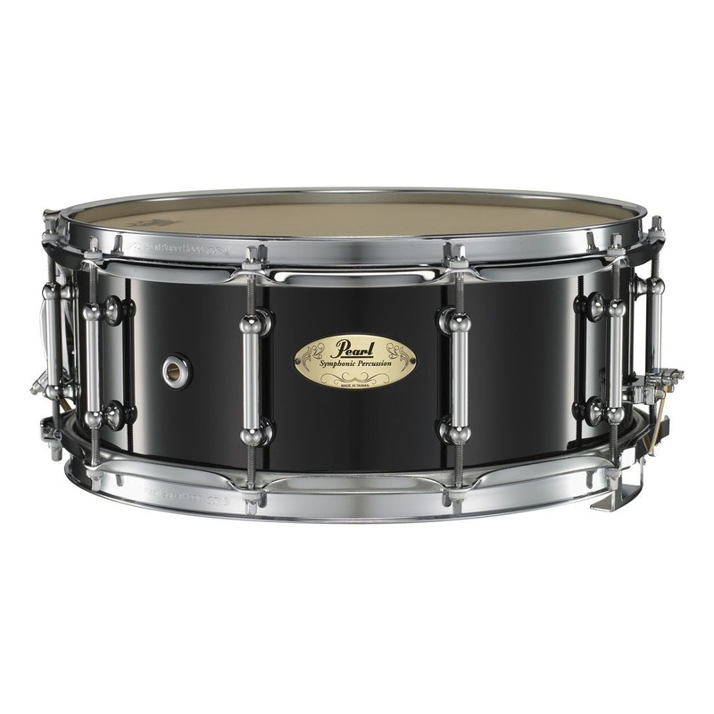 Pearl Concert Series Snare Drum - 14X5.5 - Piano Black
