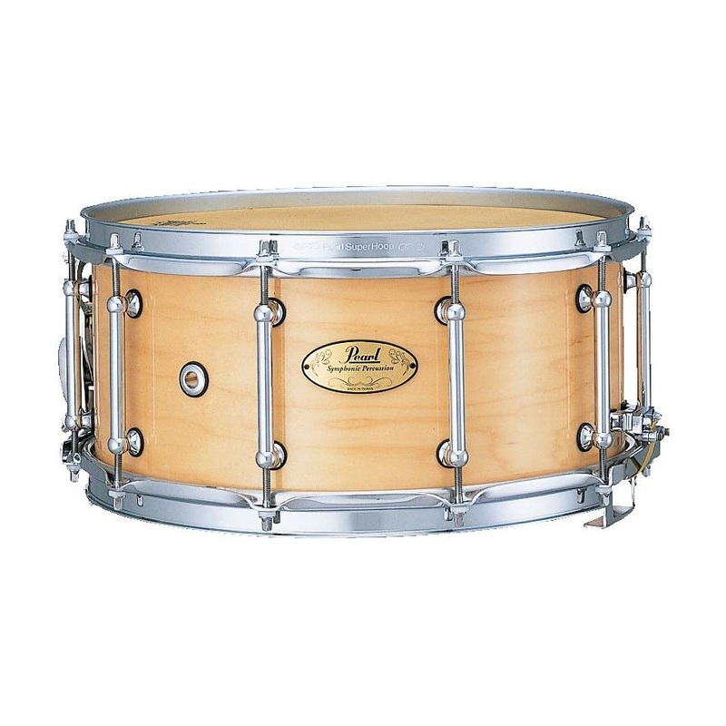 Pearl Concert Series Snare Drum - 14X6.5 - Natural Maple