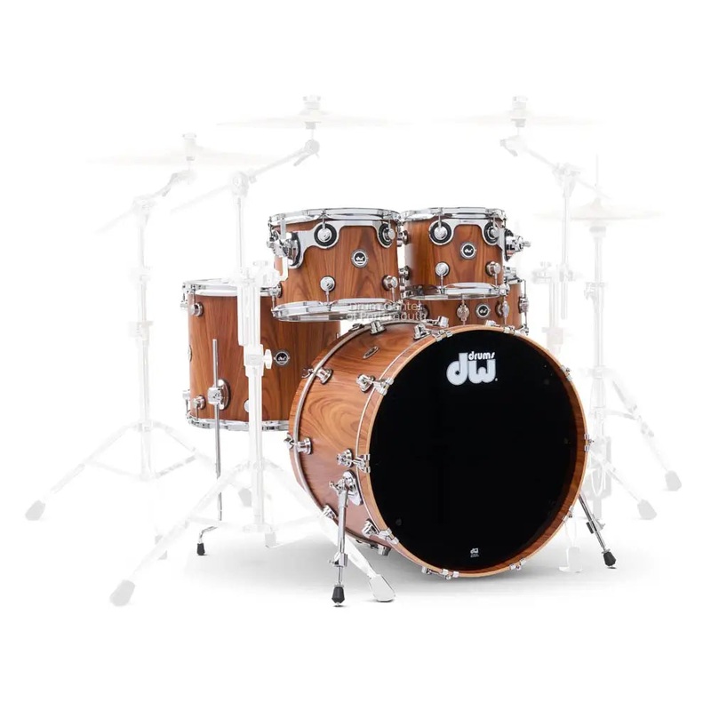 FREE BAG OFFER! DW DWe 5pc Electronic/Acoustic Shell Pack Santos Rosewood