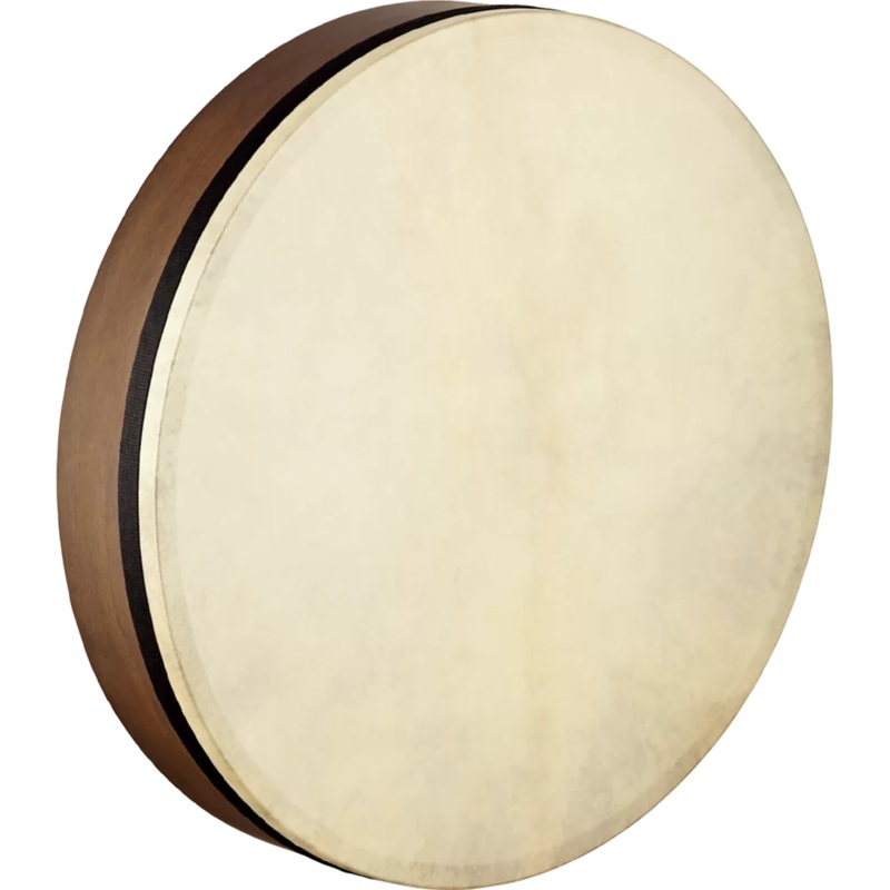 Meinl Artisan Edition Mizhar 22 x 4 Goat Skin Head Walnut Brown