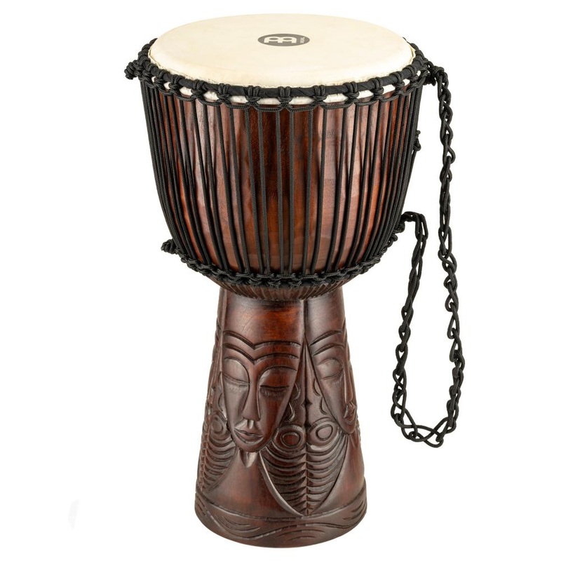 Meinl Professional African Style Djembe 12 Large African Queen Carving