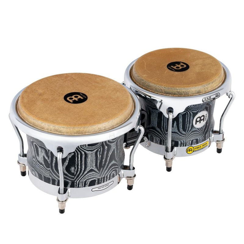 Meinl Woodcraft Bongos Vintage Black 7 & 8 1/2