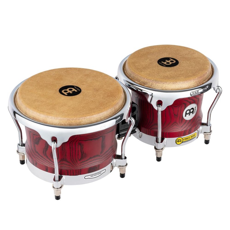 Meinl Woodcraft Bongos Vintage Vintage Red 7 & 8 1/2