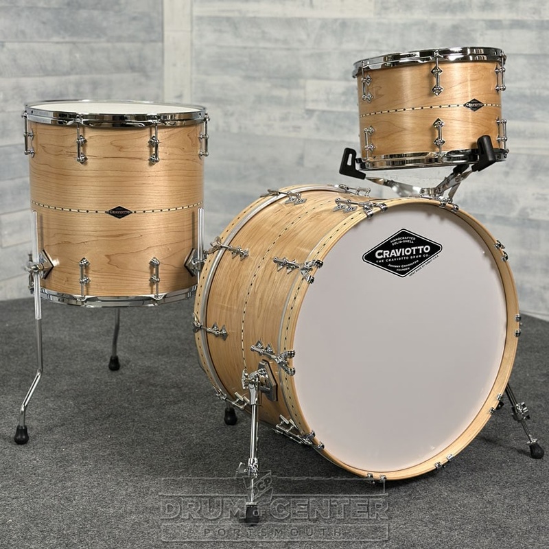 Craviotto Custom Shop Maple 3pc Drum Set #1153