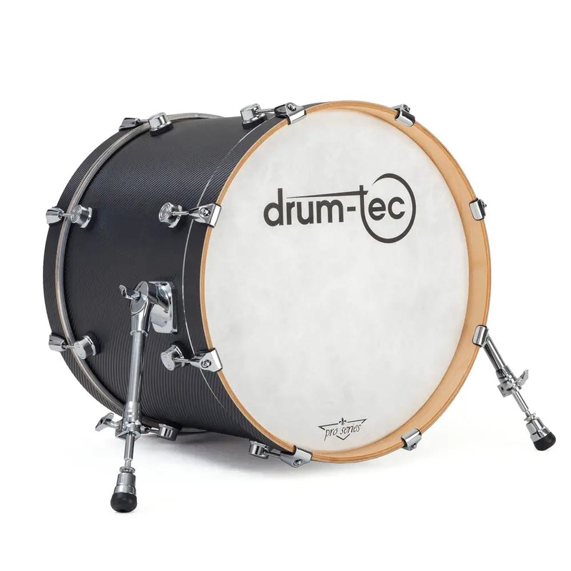 Drum-Tec Pro 3 E-Bass Drum 22x16 Carbon Fiber