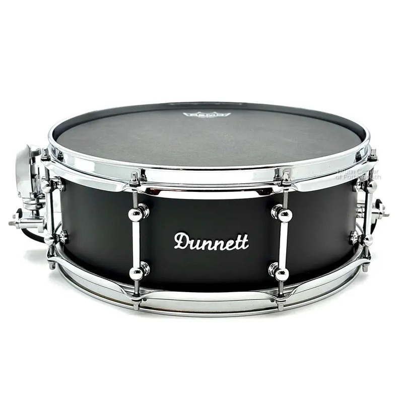 Dunnett Classic Titanium Snare Drum 14x5.5 Matte Black