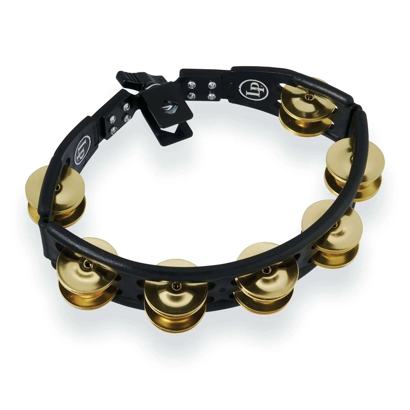 LP Cyclops Jingle Tambourine - Brass/Black/Mountable