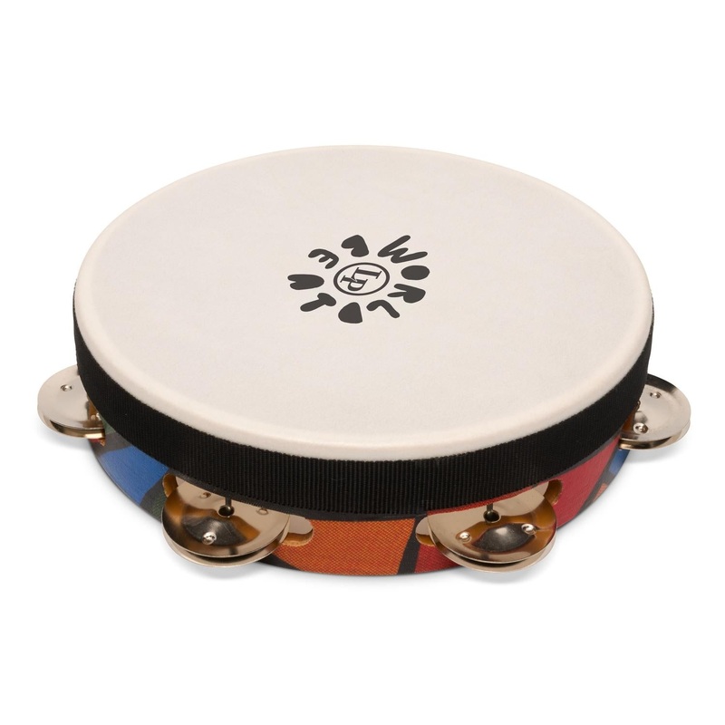 LP World Beat Tambourine 8" Single Row w/Head