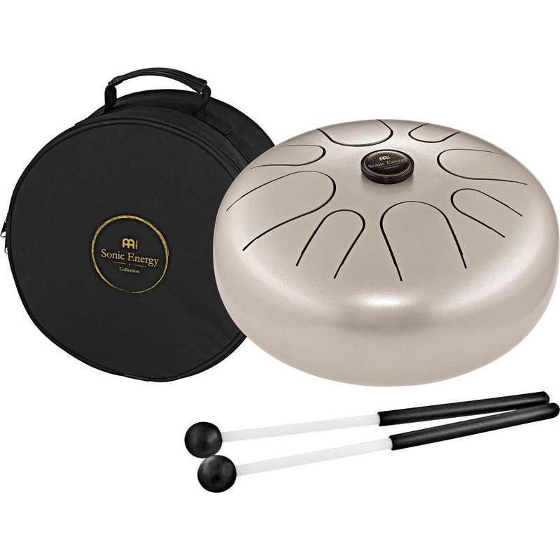 Meinl Sonic Energy Steel Tongue Drum G Minor Pearl Grey