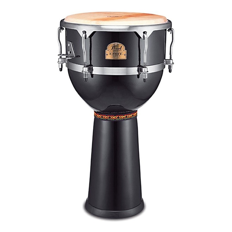 Pearl 14 Elite Fiberglass Djembe - Bistre Black