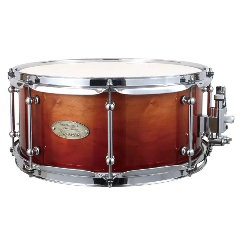 Canopus Session Superior Snare Drum 14x6.5 Russet Brown Fade
