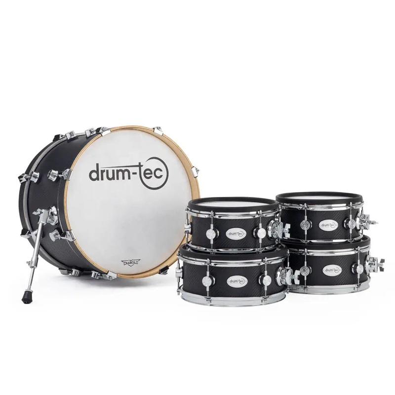Drum-Tec Diabolo 3 5pc Studio E-Drum Set Carbon Fiber