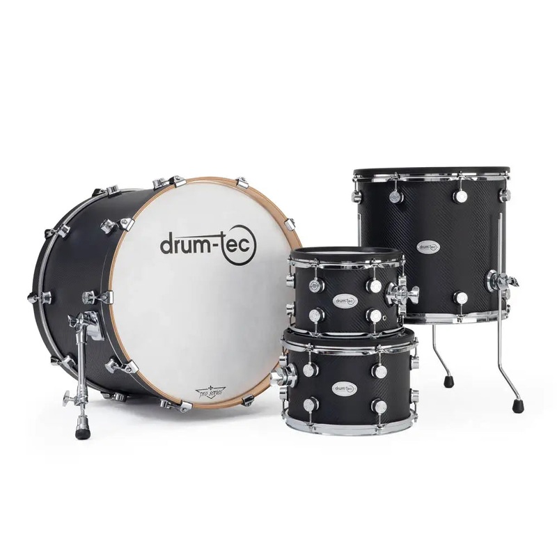 Drum-Tec Pro 3 Stage 4pc E-Drum Set Carbon Fiber